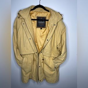 Près De Chamonix Size Large Leather Coat
